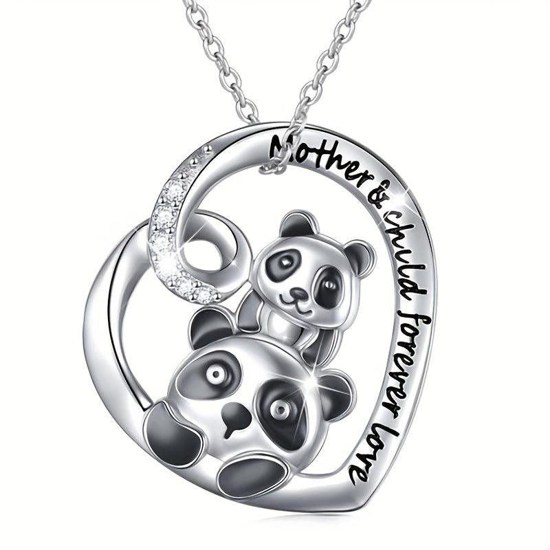 Panda Pendant Necklace for Daughter Women Christmas Gift