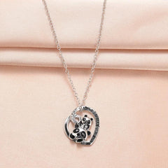 Panda Pendant Necklace for Daughter Women Christmas Gift