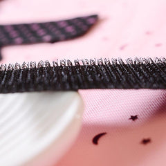 10pcs Fabric Art Flower Wave Point Women's Hair Patch