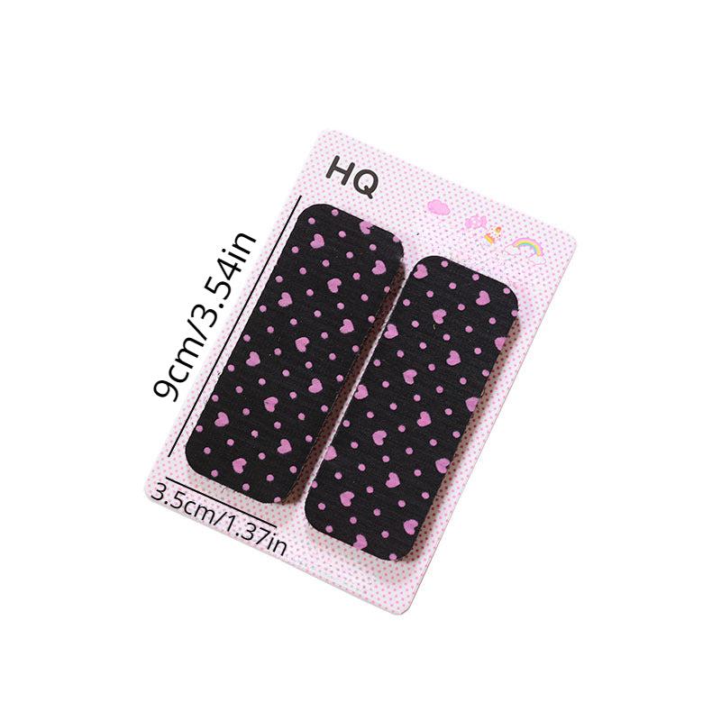 10pcs Fabric Art Flower Wave Point Women's Hair Patch
