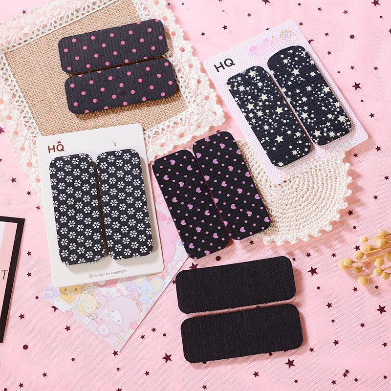 10pcs Fabric Art Flower Wave Point Women's Hair Patch