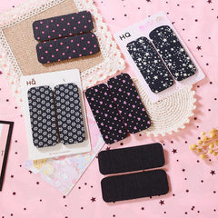 10pcs Fabric Art Flower Wave Point Women's Hair Patch