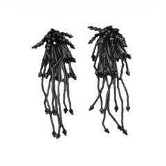 Boho Tassel Stud Earrings Crystal Dangle Earrings Women Girls