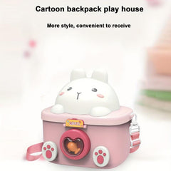 Mini Kitchen Toy Set with Real Cooking Spray Faucet & Recycling Water