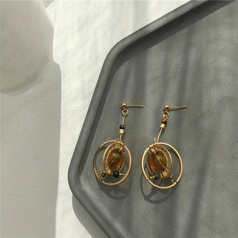 Vintage Geometric Statement Earrings