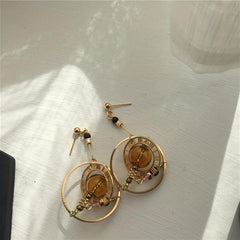 Vintage Geometric Statement Earrings