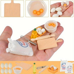 12 Dollhouse Christmas Kitchen Food Play Accessories Set