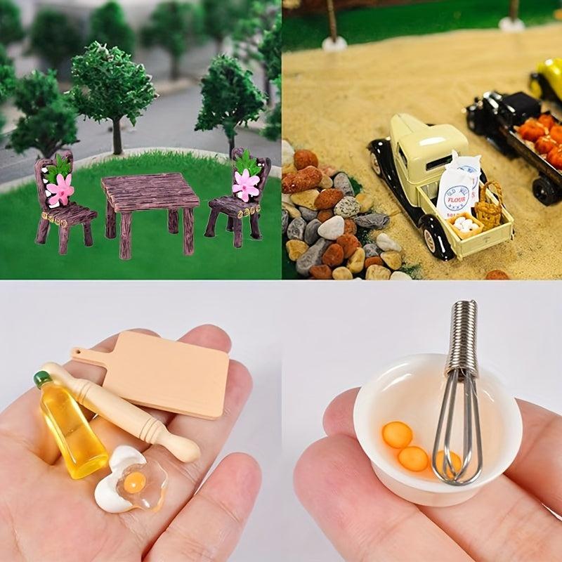 12 Dollhouse Christmas Kitchen Food Play Accessories Set