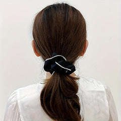 Satin Silk Scrunchie Headband for Women
