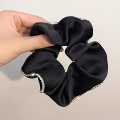 Satin Silk Scrunchie Headband for Women