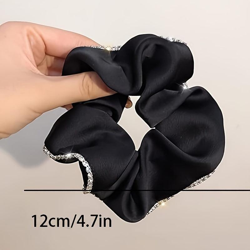 Satin Silk Scrunchie Headband for Women