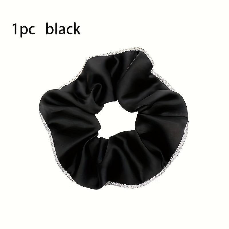Satin Silk Scrunchie Headband for Women
