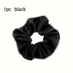 Satin Silk Scrunchie Headband for Women
