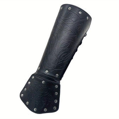 Medieval Knight Style Embossed Wolf Head Gauntlet