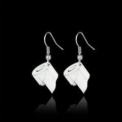 Acrylic Toilet Paper Roll Paper Earrings
