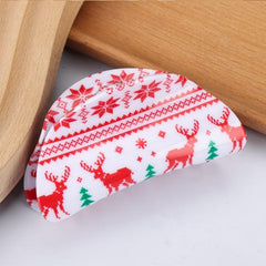 Christmas Elk Snowflake Sweet Hair Grab Clip