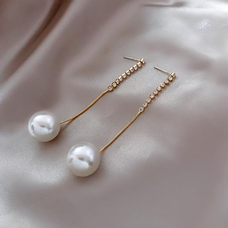 Tassel Earrings Net Celebrity Long Earrings for Women