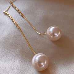 Tassel Earrings Net Celebrity Long Earrings for Women