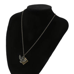 Quirky Owl Envelope Necklace for Whimsical Style