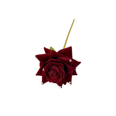 Red Rose Hairpin Coiling Hair Headwear