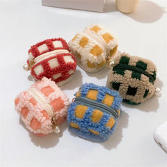 Colorful Fleece Little Tent Headphone Cover Bag