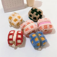 Colorful Fleece Little Tent Headphone Cover Bag