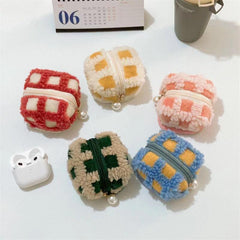 Colorful Fleece Little Tent Headphone Cover Bag