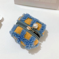 Colorful Fleece Little Tent Headphone Cover Bag