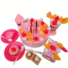 Funny Fruit Simulation Birthday Cake Cutting Model Toy