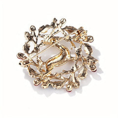 Christmas Elk Brooch Corsage Cartoon Sweet Xmas Gift
