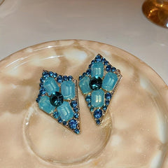 Flower Love Stud Earrings Temperament Jewelry