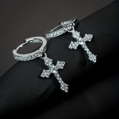 Cross Earrings Set for Men and Women