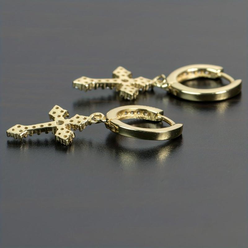 Cross Earrings Set for Men and Women
