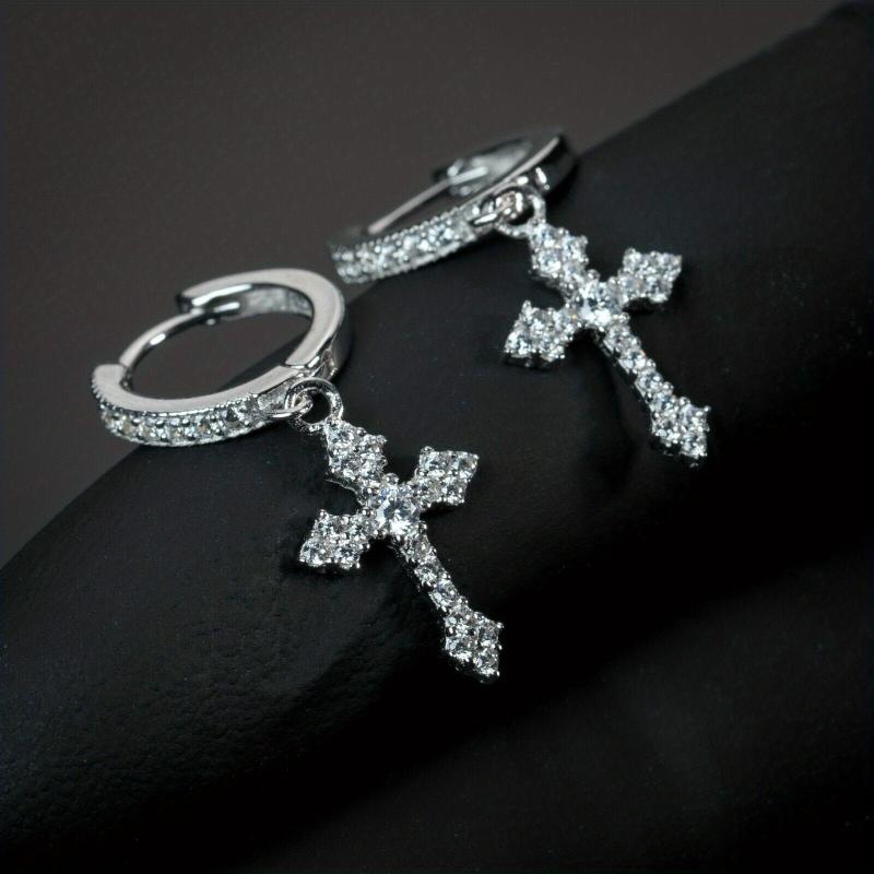 Cross Earrings Set for Men and Women