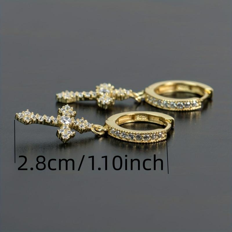 Cross Earrings Set for Men and Women