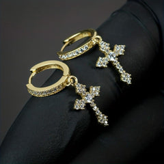 Cross Earrings Set for Men and Women