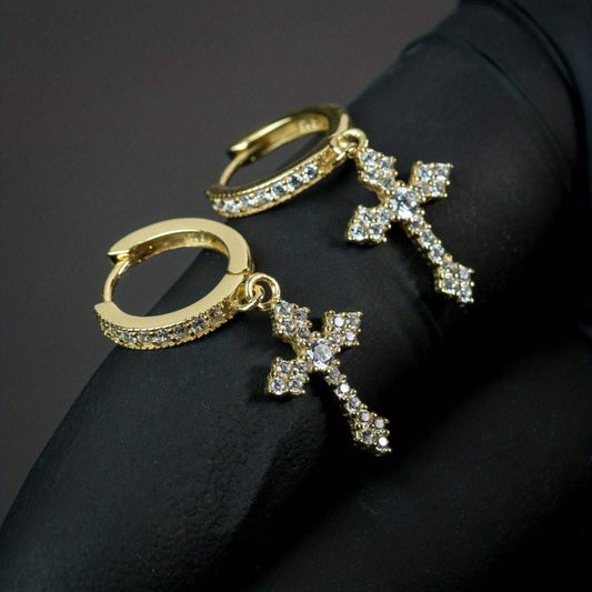 Cross Earrings Set for Men and Women