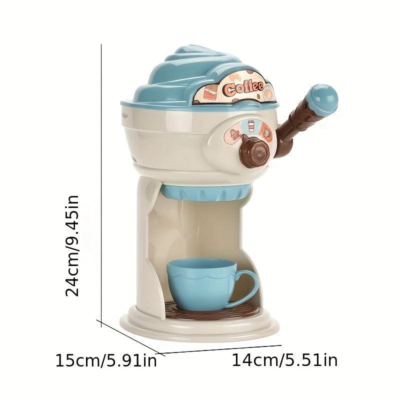 Pretend Play House Afternoon Tea Set Toy Kids Coffee Maker Toy Kitchen Game