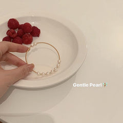 Faux Pearl Bracelet Women Sweet Bracelet Bead Bracelet Party Jewelry