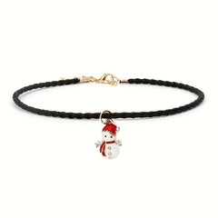 9pcs Christmas Choker Necklace Set Santa Claus Nine piece