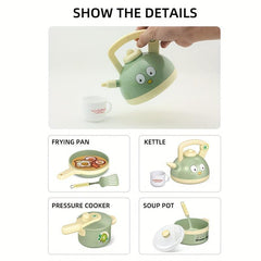 Kids Dinosaur Kitchen Play Set Toy