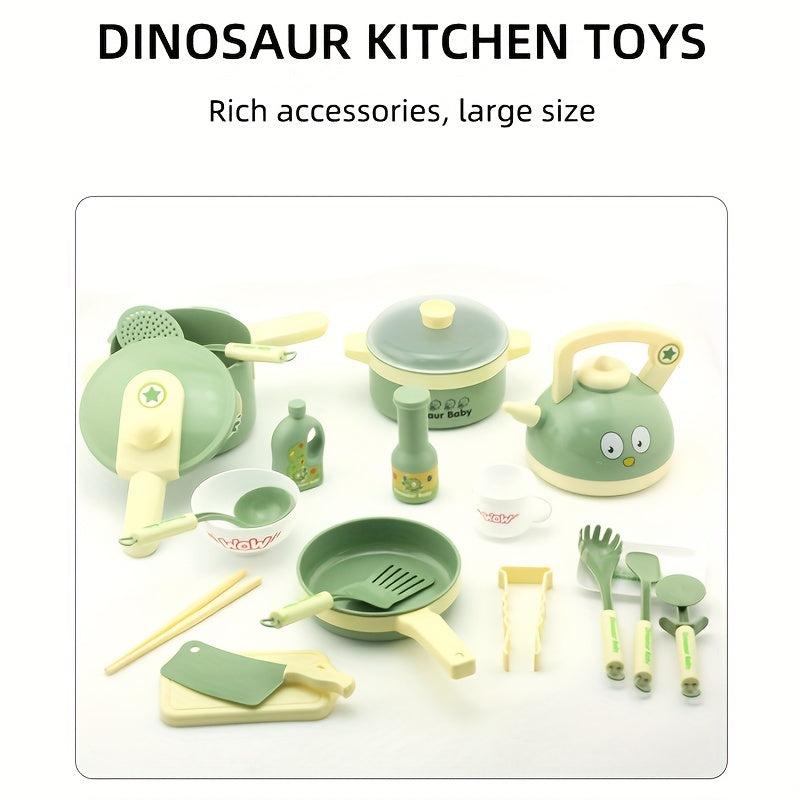 Kids Dinosaur Kitchen Play Set Toy