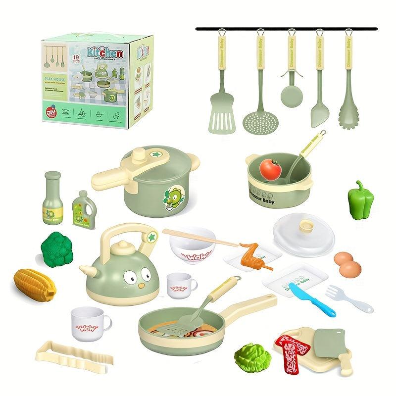 Kids Dinosaur Kitchen Play Set Toy