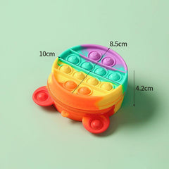 Kids' Silicone Coin Purse, Stress Relief Toy Storage Bag