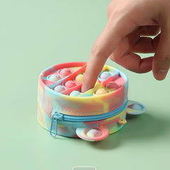 Kids' Silicone Coin Purse, Stress Relief Toy Storage Bag