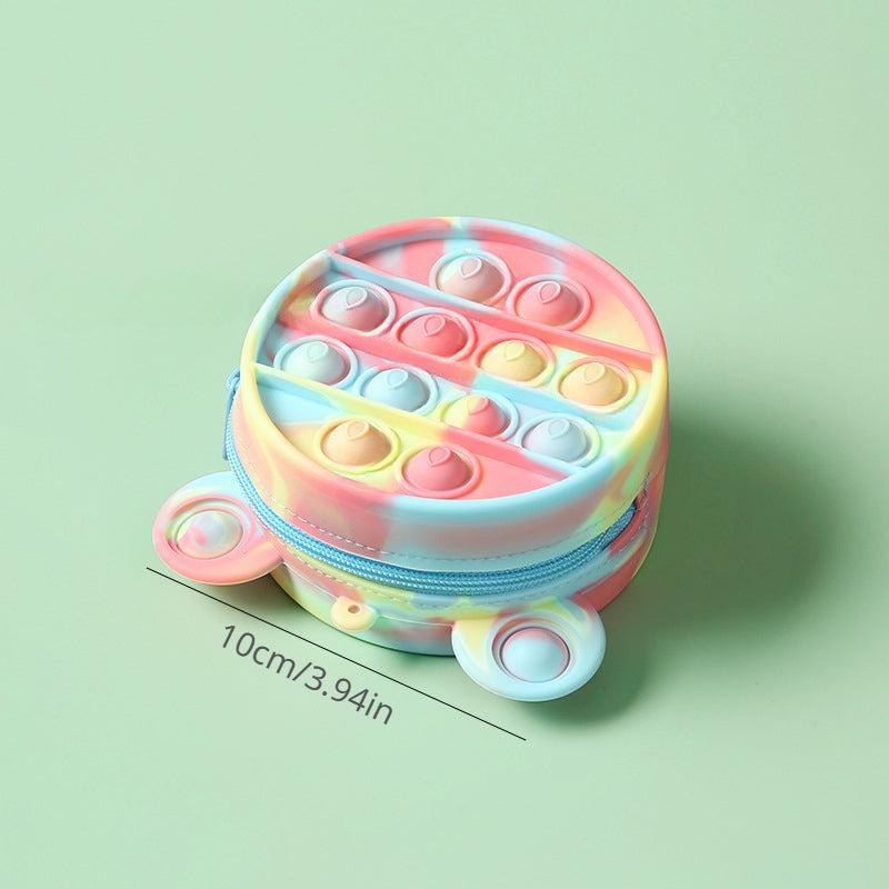 Kids' Silicone Coin Purse, Stress Relief Toy Storage Bag