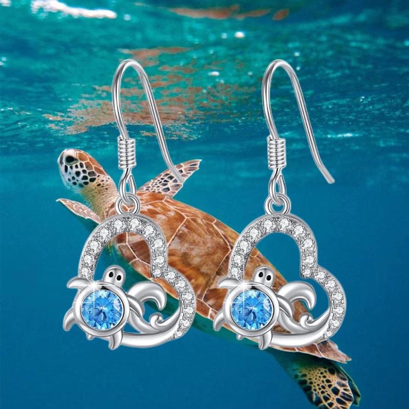 Sea Turtle Earrings - Women Girls Birthday Christmas