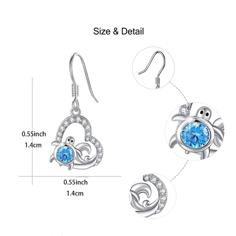Sea Turtle Earrings - Women Girls Birthday Christmas