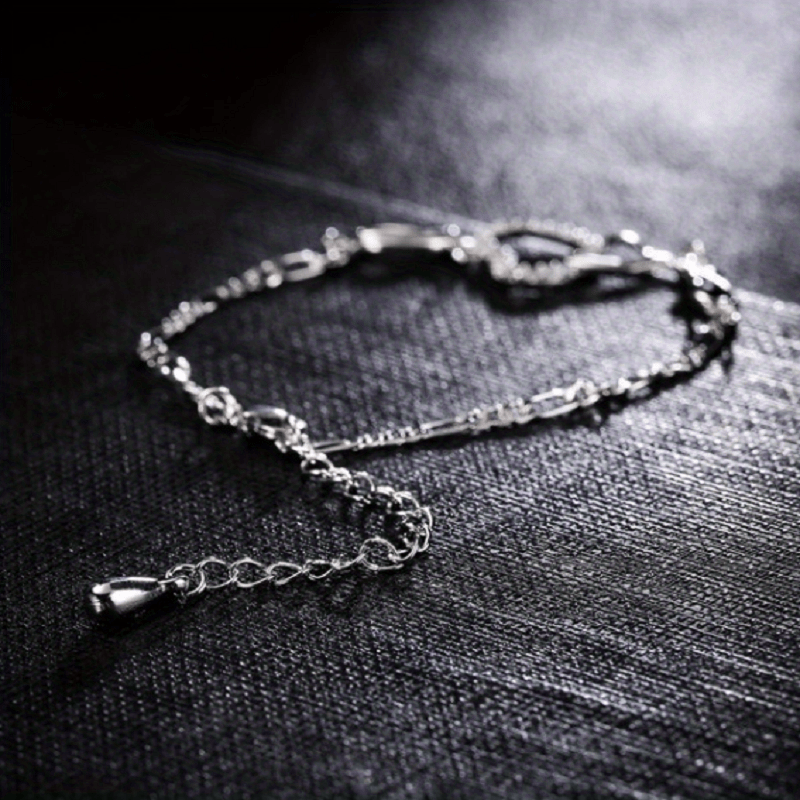 Retro Heart Bracelet Sweet Heart Party Jewelry