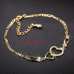 Retro Heart Bracelet Sweet Heart Party Jewelry